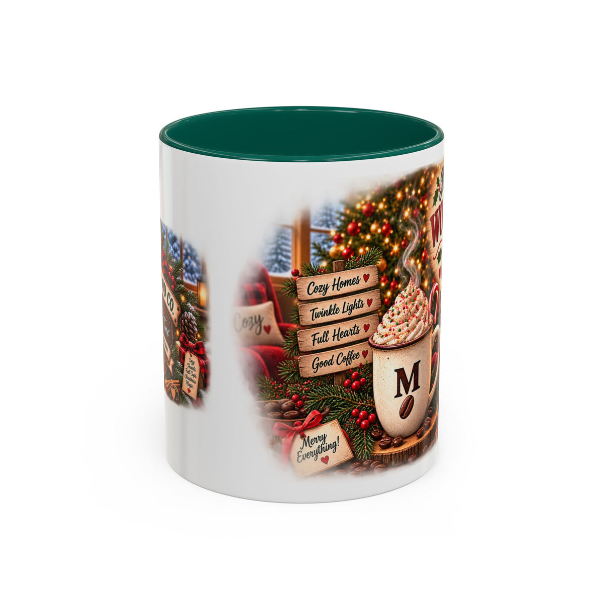 Christmas Coffee Mug — "It's the Most Wonderful Time for a Good Cup of Coffee" (11oz/15oz)
