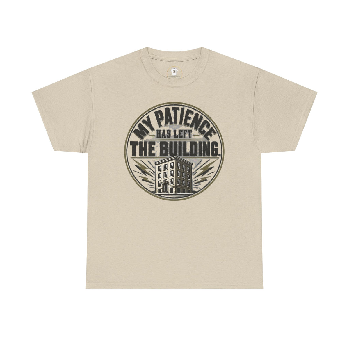 T-Shirt — “My Patience Has Left The Building” Vintage Graphic Tee
