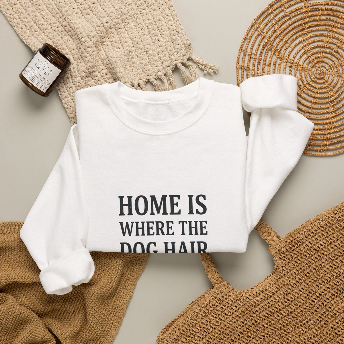 Dog Hair Quote Sweatshirt | Dog Mom Home Decor