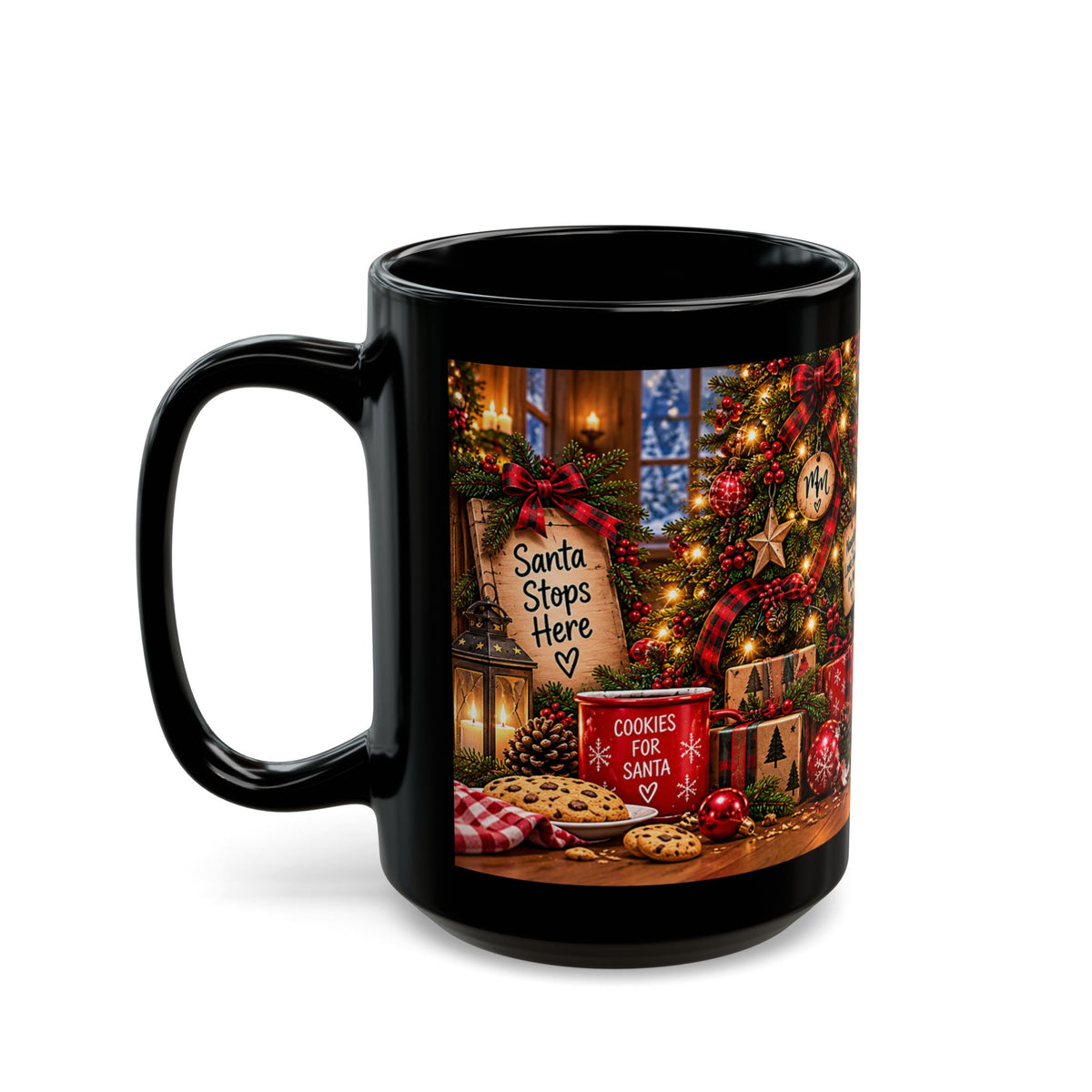 Christmas Raccoon Mug – "Dear Santa... Define Good" Holiday Coffee Cup (11oz/15oz)