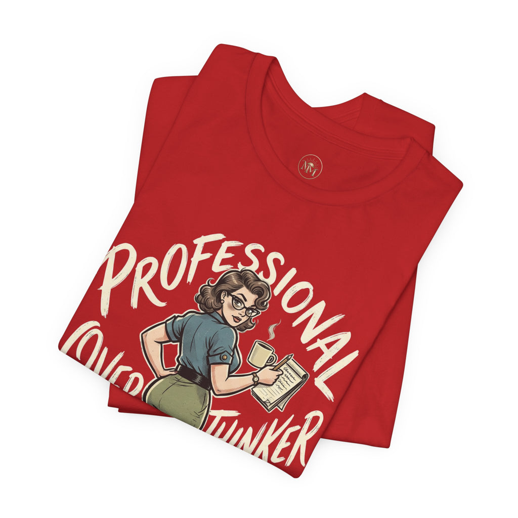 Professional Overthinker Woman Unisex Jersey Short Sleeve Tee