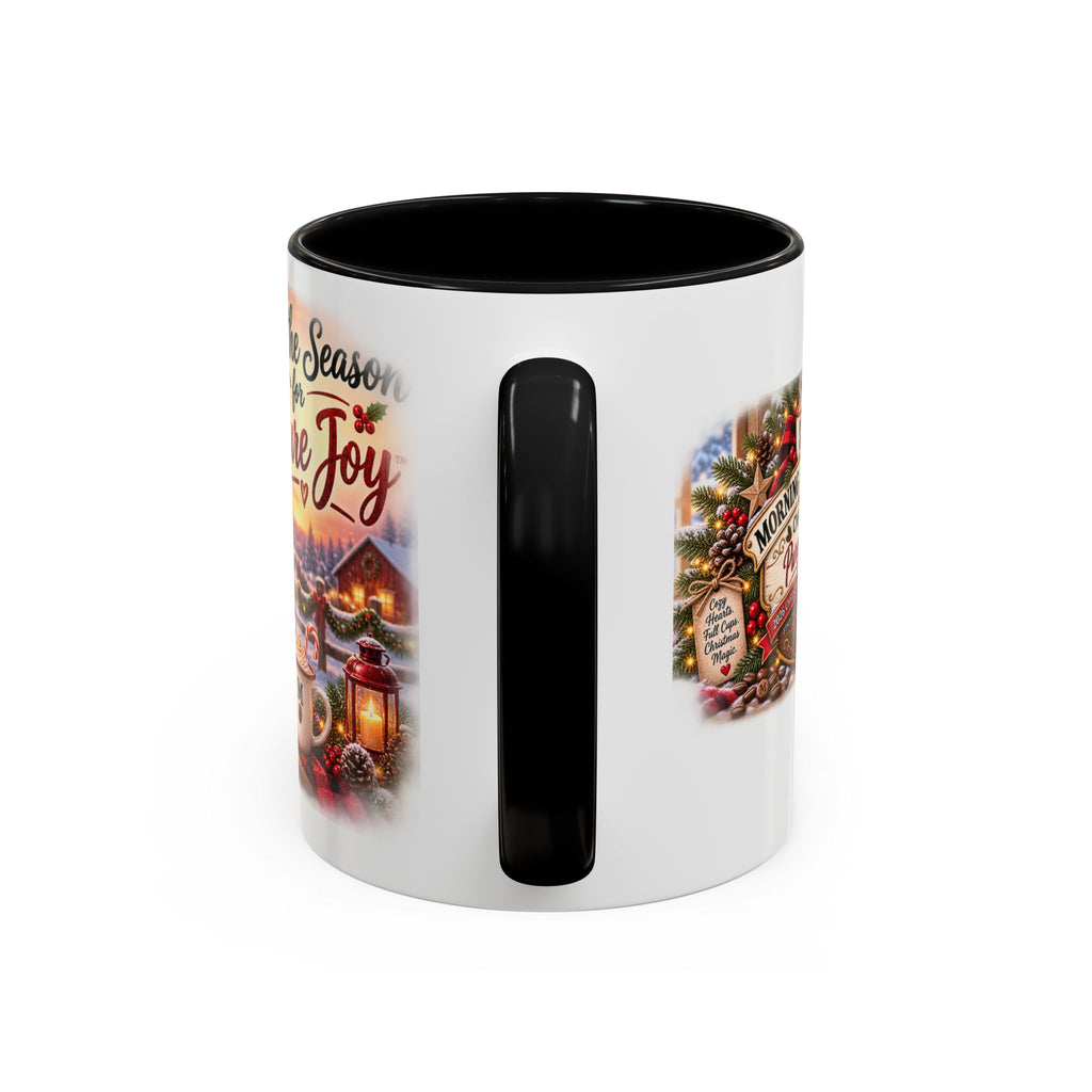 Christmas Dog Coffee Mug — "’Tis the Season for Pure Joy" Accent Mug
