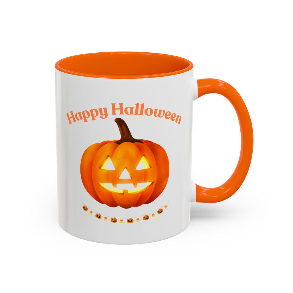 Happy Halloween Pumpkin Accent Coffee Mug (11/15oz)