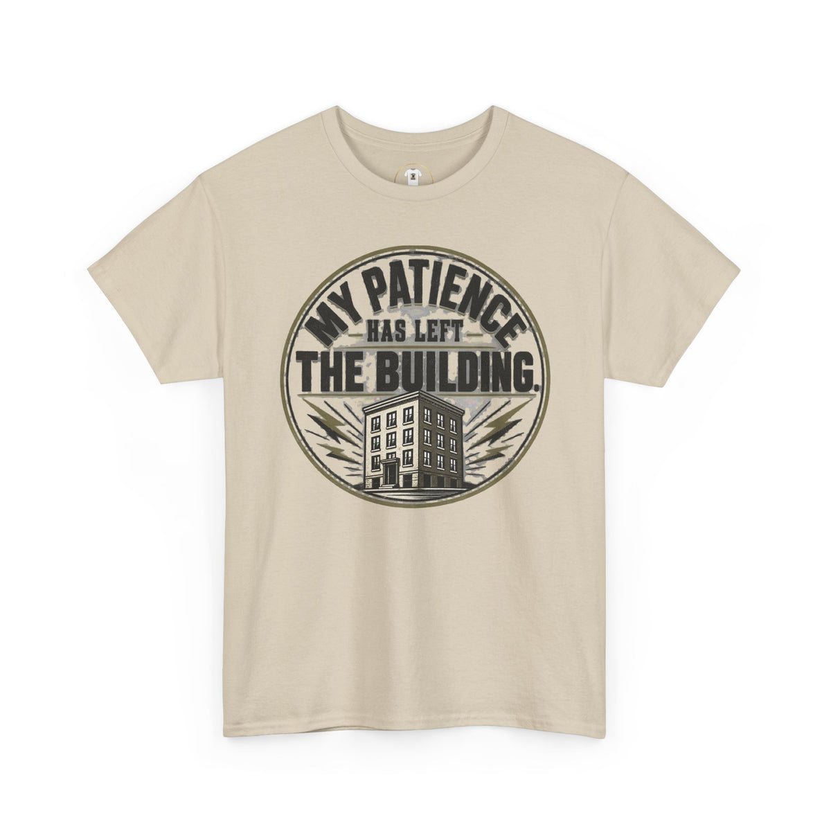 T-Shirt — “My Patience Has Left The Building” Vintage Graphic Tee