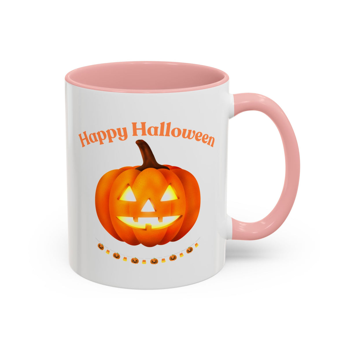 Happy Halloween Pumpkin Accent Coffee Mug (11/15oz)