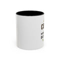 Coffee Mug — "Coffee & Mind Your Business" Accent Ceramic Mug (11/15 oz)