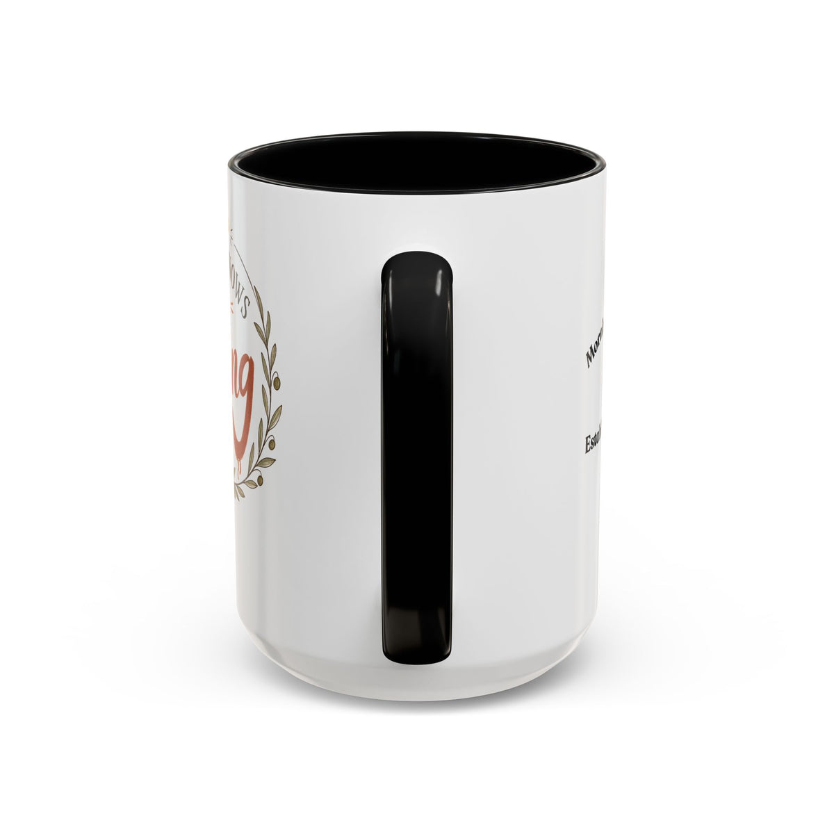 Jesus Knows I’m Trying Accent Coffee Mug — Encouragement Christian Gift (11/15oz)