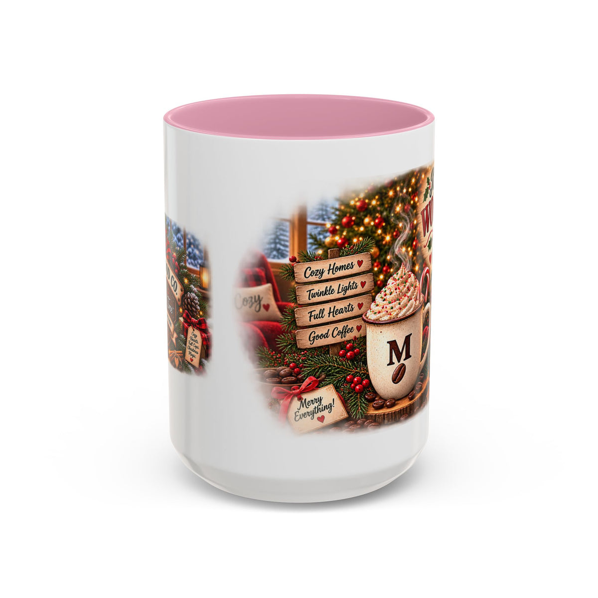 Christmas Coffee Mug — "It's the Most Wonderful Time for a Good Cup of Coffee" (11oz/15oz)