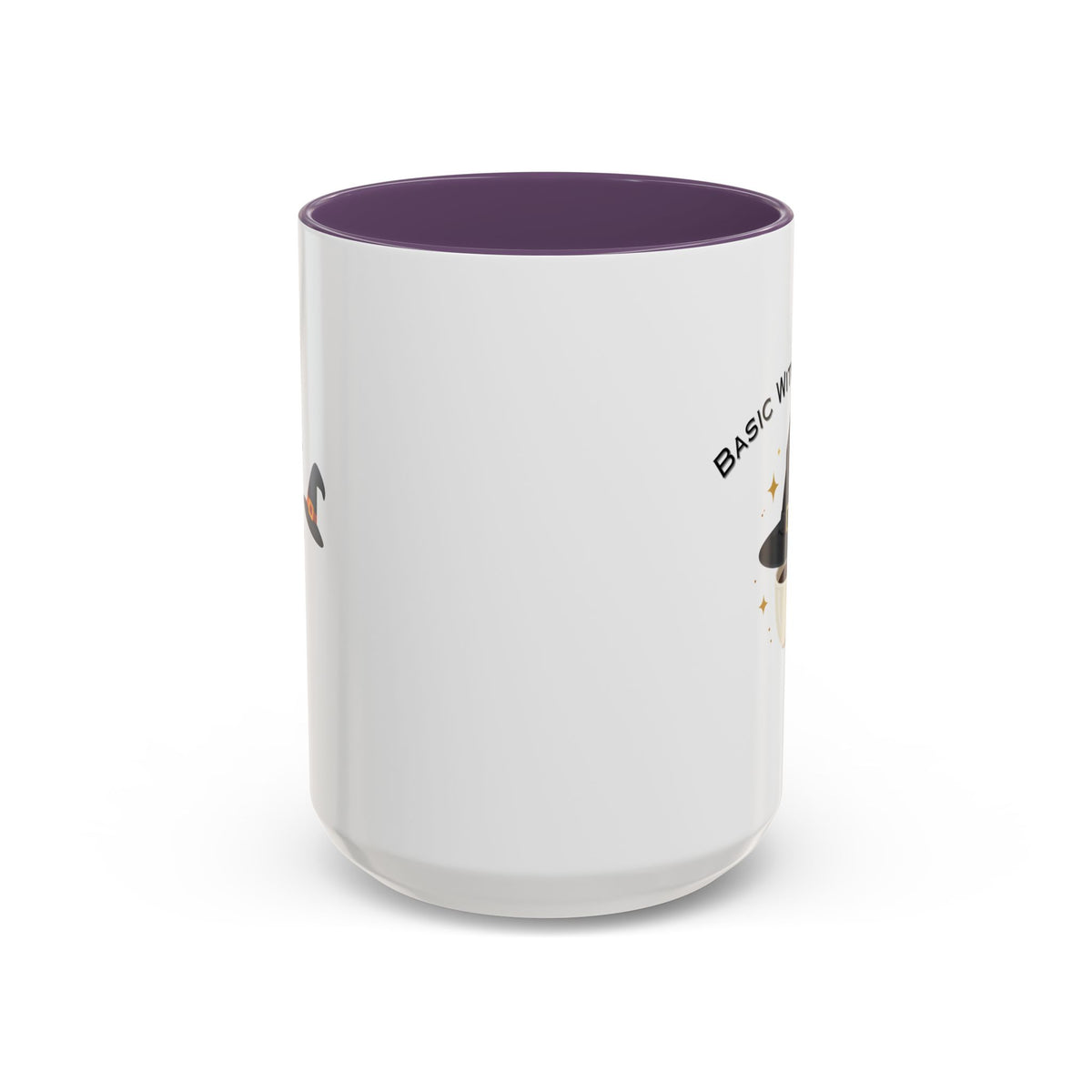 Basic Witch Energy Coffee Mug – Cute Halloween Witch Hat Tea Cup Accent Mug (11/15oz)
