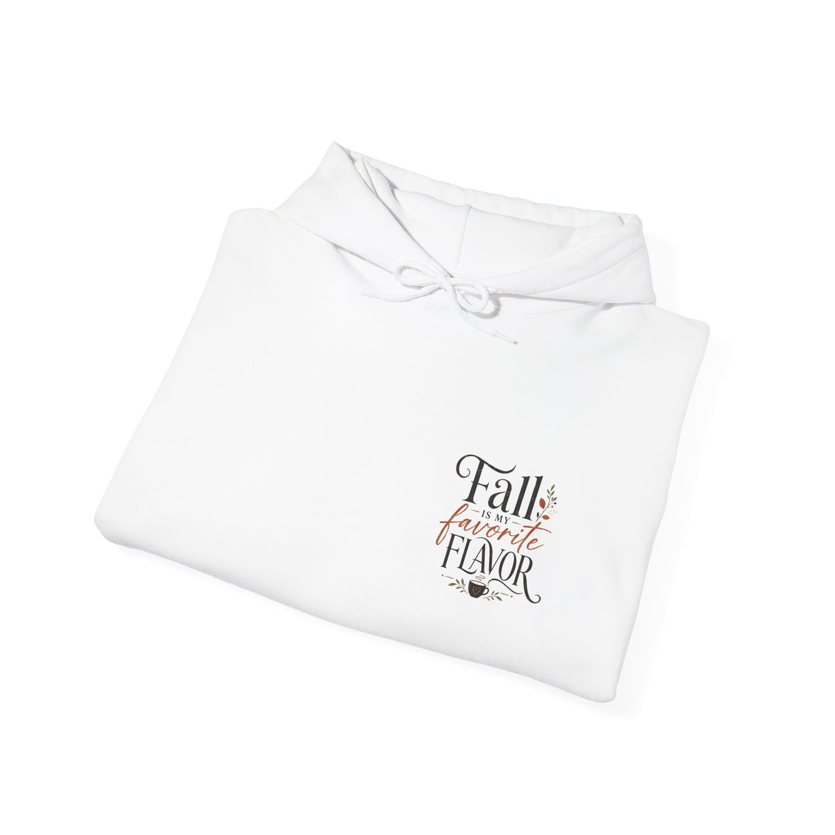 Fall Flavor Hoodie – Cozy Autumn Leaves Graphic Sweatshirt