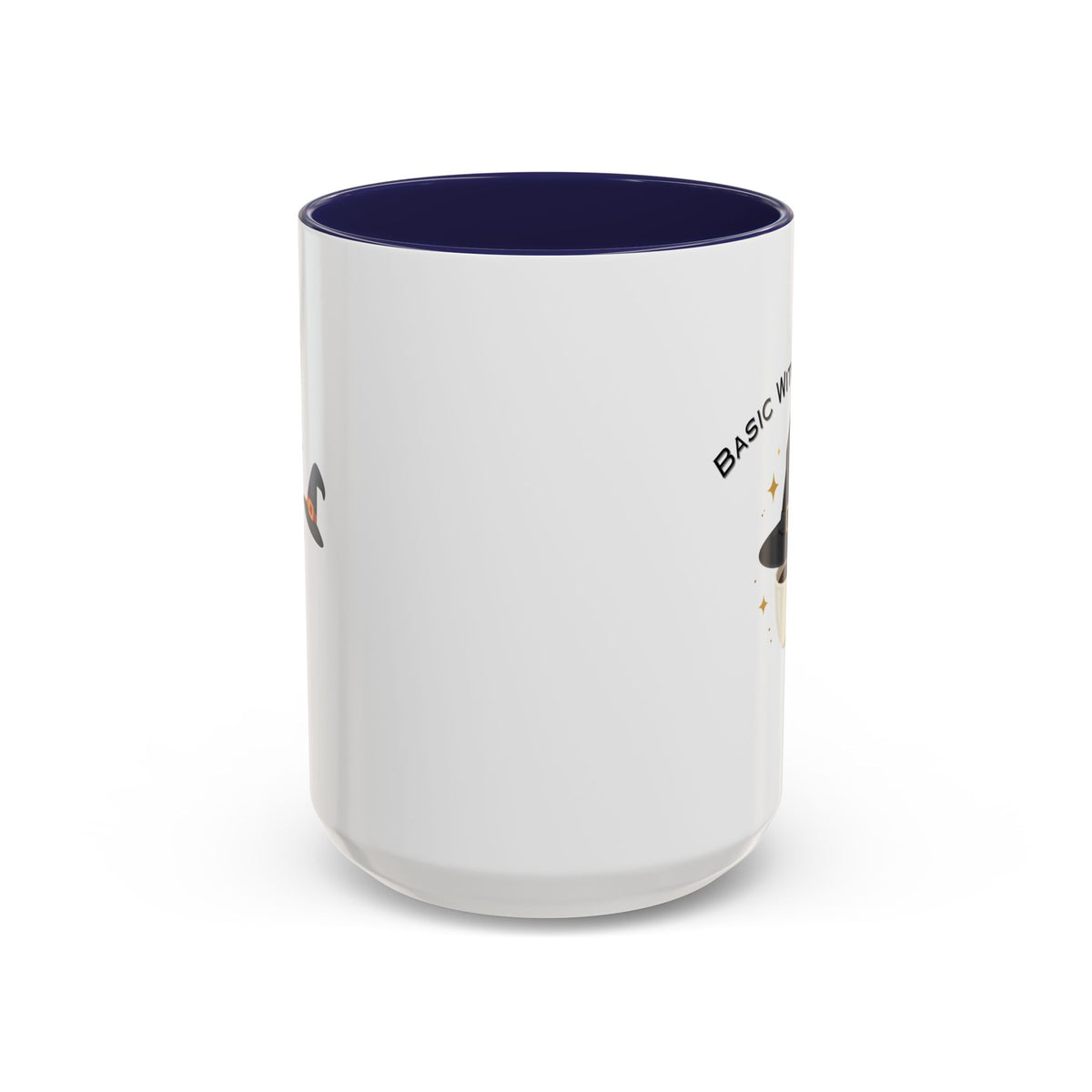 Basic Witch Energy Coffee Mug – Cute Halloween Witch Hat Tea Cup Accent Mug (11/15oz)