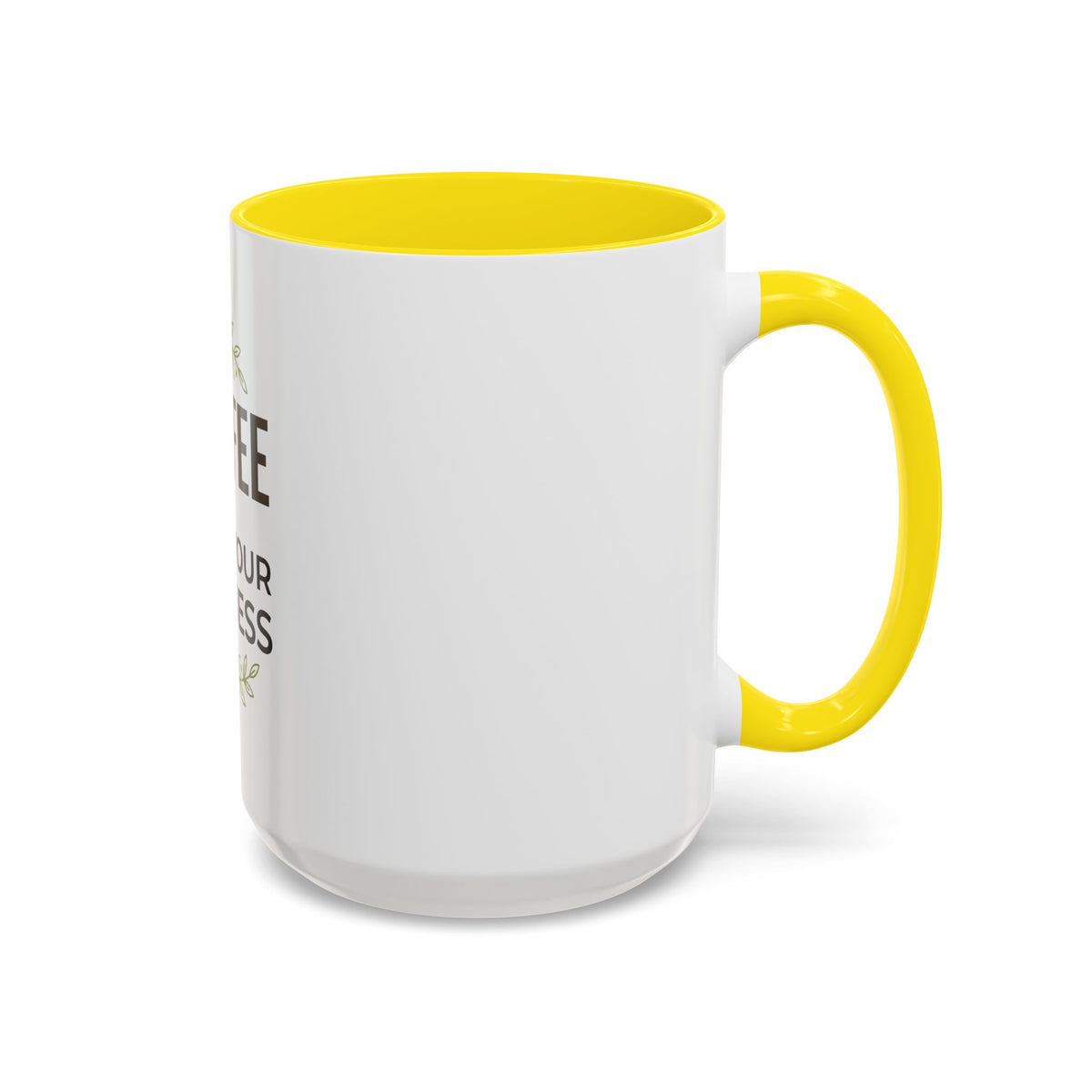 Coffee Mug - "Coffee & Mind Your Business" Ceramic Accent Mug