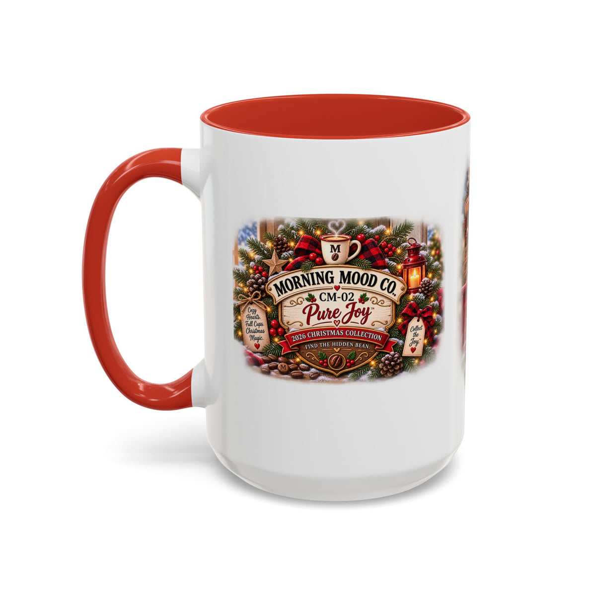 Christmas Dog Coffee Mug — "’Tis the Season for Pure Joy" Accent Mug