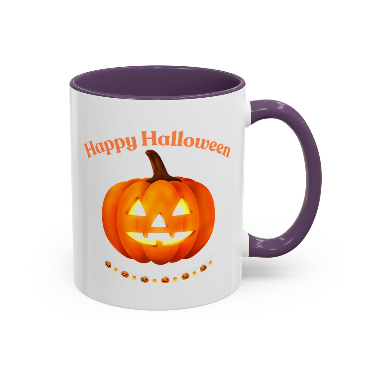 Happy Halloween Pumpkin Accent Coffee Mug (11/15oz)