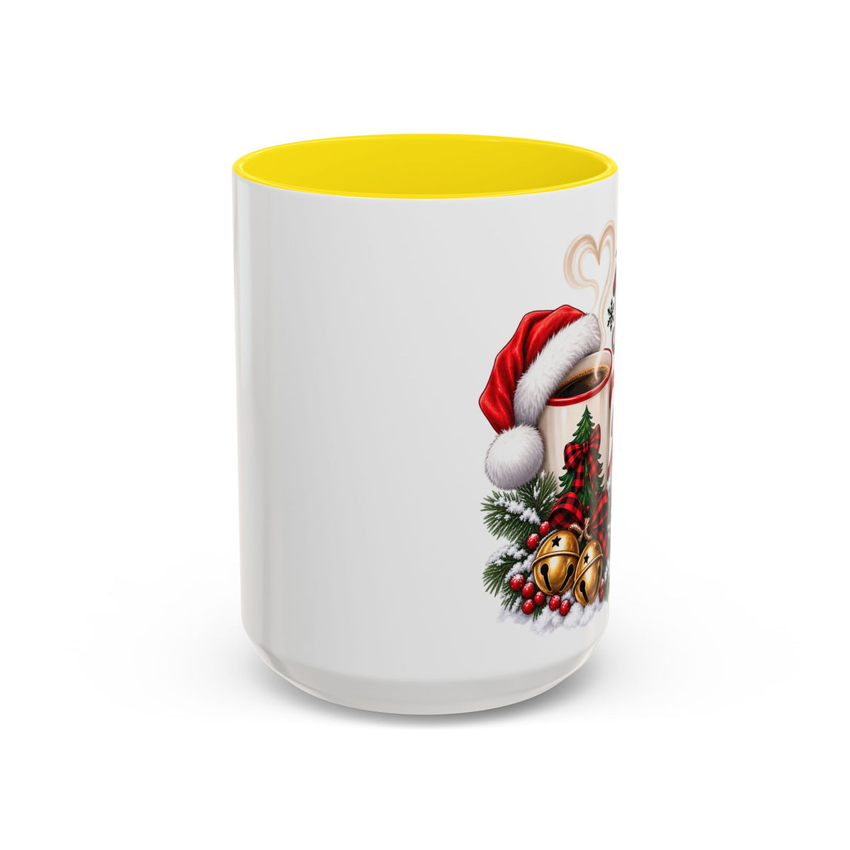 Christmas Coffee Mug – “My Bells Don’t Jingle Without Coffee” Accent Mug (11/15oz)