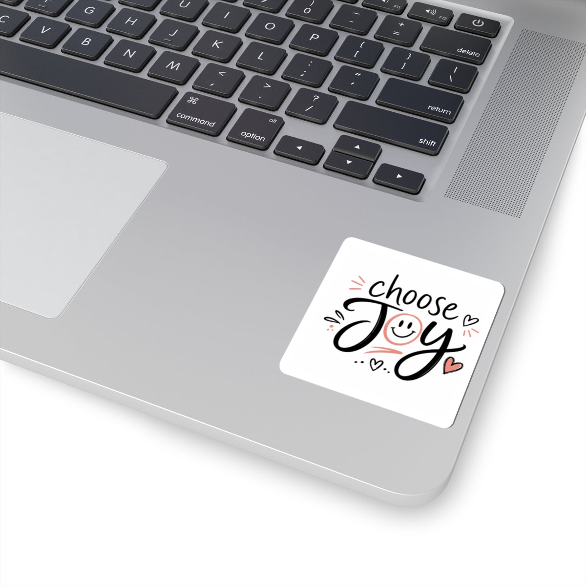 Choose Joy Kiss-Cut Sticker - Positive Hand-Lettered Laptop Decal