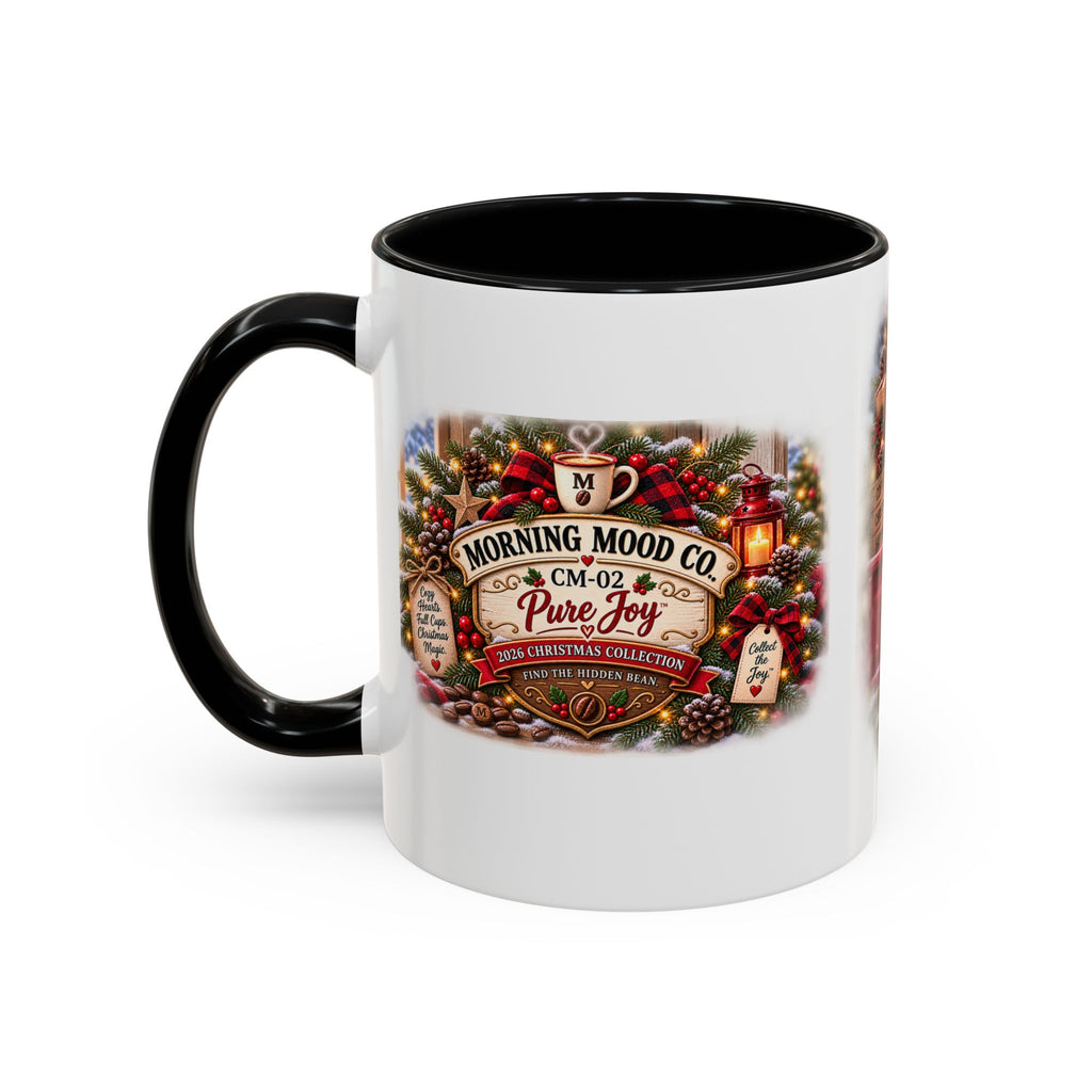 Christmas Dog Coffee Mug — "’Tis the Season for Pure Joy" Accent Mug