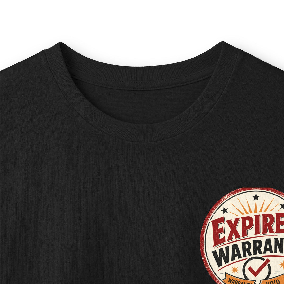 Expired Warranty Long Sleeve Tee — "Expired Warranty Still Runs on Attitude" Vintage Graphic
