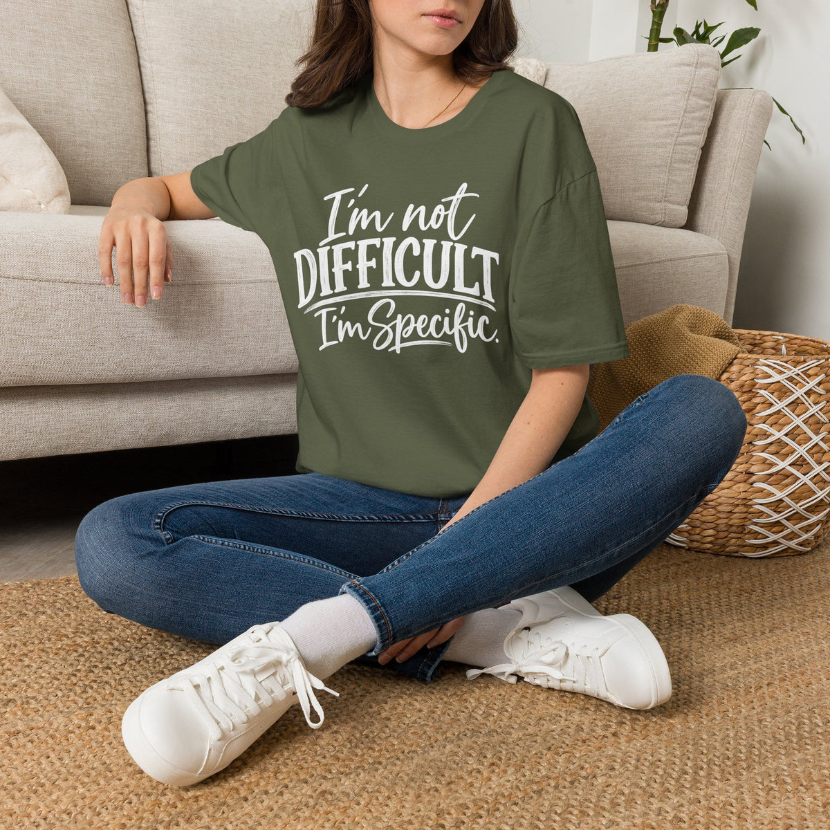 I’m Not Difficult I’m Specific T-Shirt – Funny Sarcastic Graphic Tee