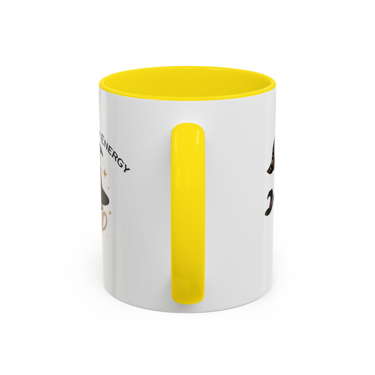 Basic Witch Energy Coffee Mug – Cute Halloween Witch Hat Tea Cup Accent Mug (11/15oz)