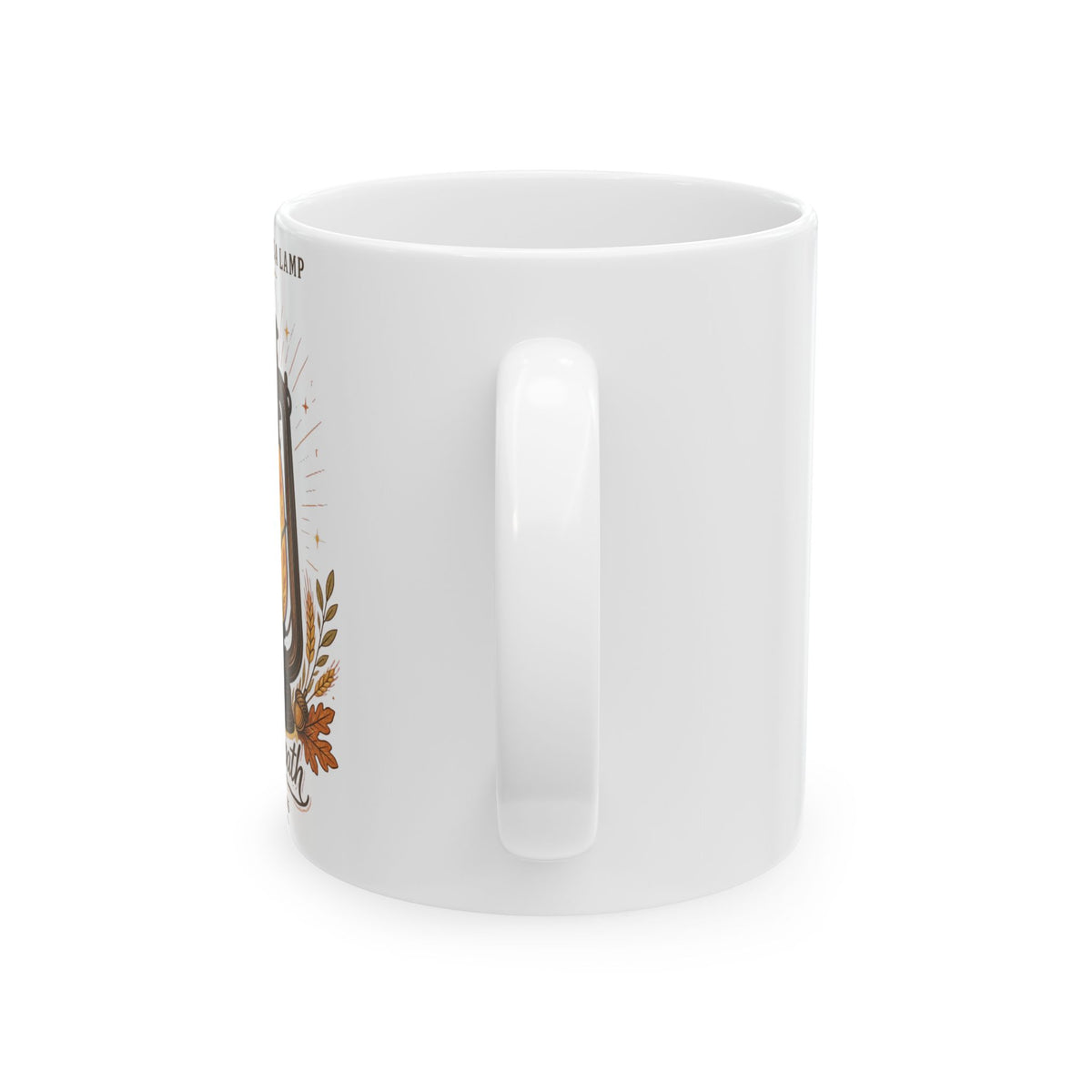 Autumn Lantern Ceramic Mug — Cozy Fall Coffee Cup (11oz & 15oz)