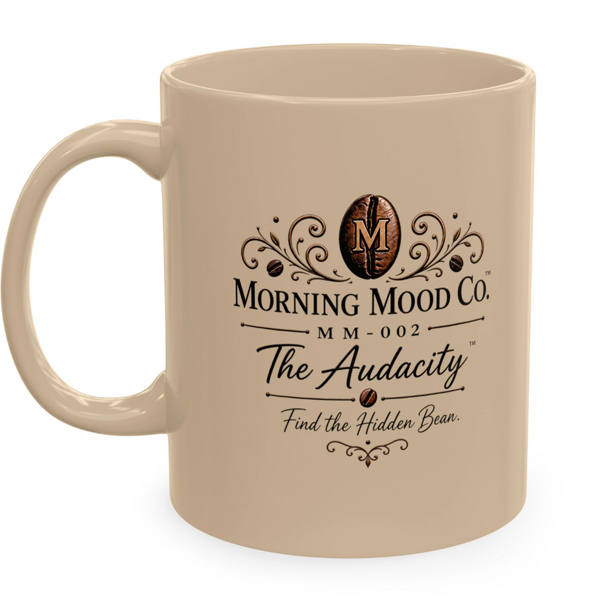 The Audacity Ceramic Mug — Vintage Morning Mood Design