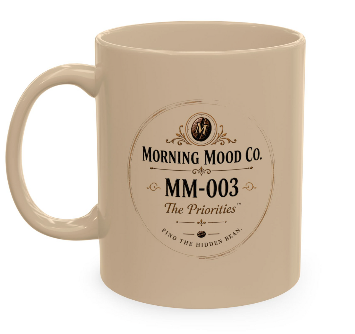 Morning Mood Co. The Priorities— Vintage Roast Label Design