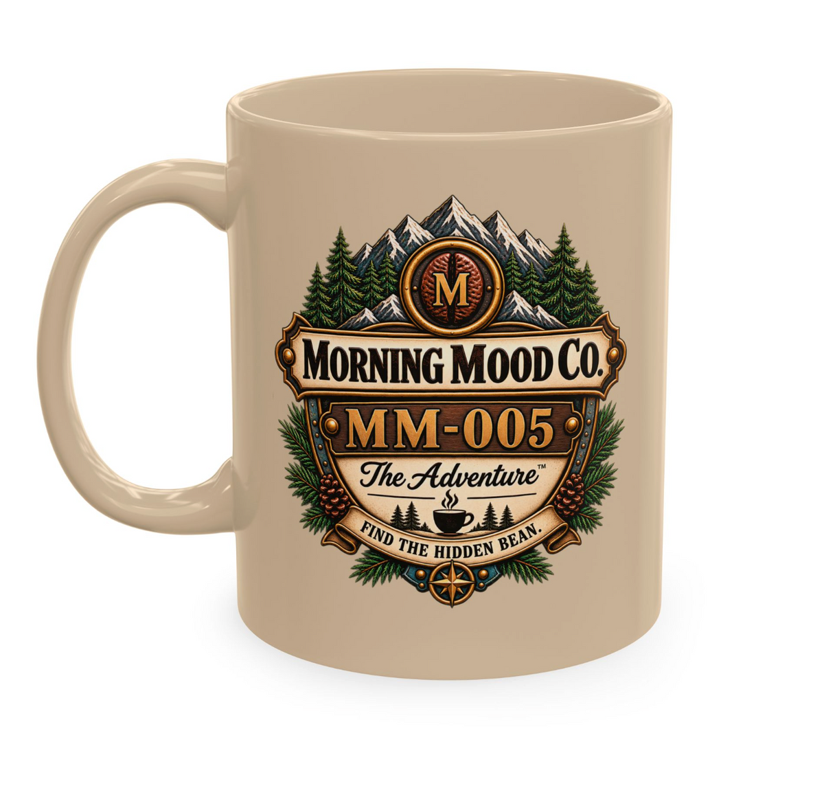 Camping Coffee Mug – Life Happens Coffee Helps | Morning Mood Co. Life happens. Coffee helps. Adventure doesn't hurt either.™