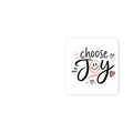 Choose Joy Kiss-Cut Sticker - Positive Hand-Lettered Laptop Decal
