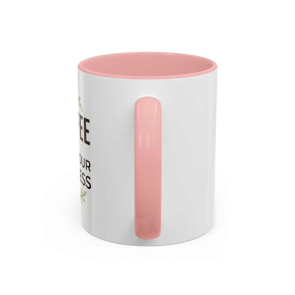 Coffee Mug — "Coffee & Mind Your Business" Accent Ceramic Mug (11/15 oz)