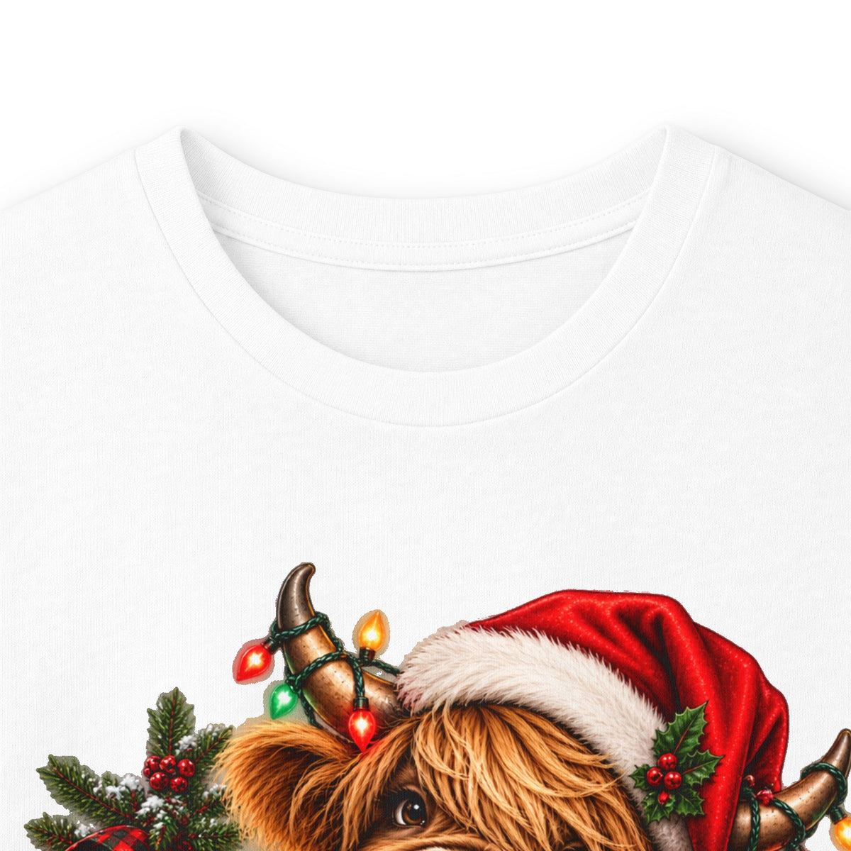 Christmas Naughty List Long Sleeve Tee — Cute Dog Santa Hat Holiday Shirt (S–5XL)