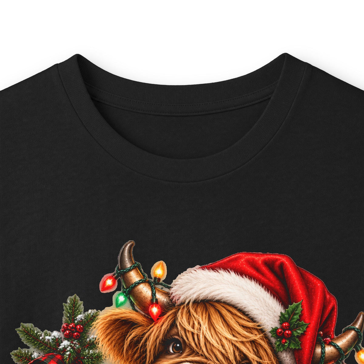 Christmas Naughty List Long Sleeve Tee — Cute Dog Santa Hat Holiday Shirt (S–5XL)