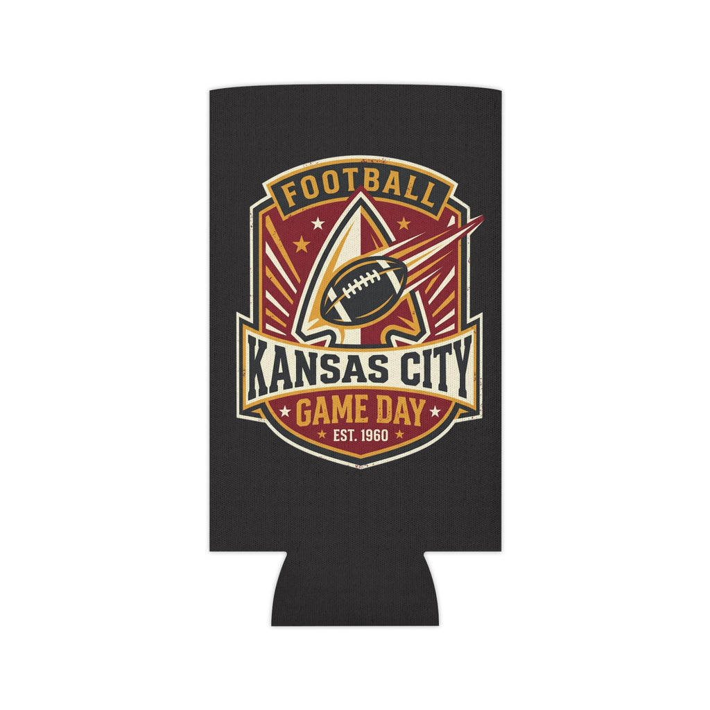 Kansas City Game Day Can Cooler - Football Tailgate Drink Koozie