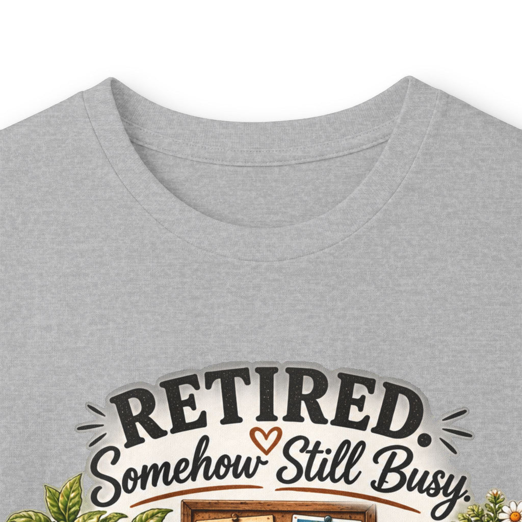 Retired But Still Busy Long Sleeve Tee – Retirement Gifts for Book Lovers
