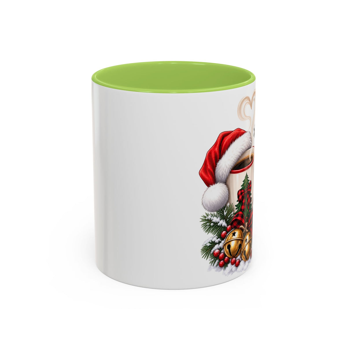 Christmas Coffee Mug – “My Bells Don’t Jingle Without Coffee” Accent Mug (11/15oz)
