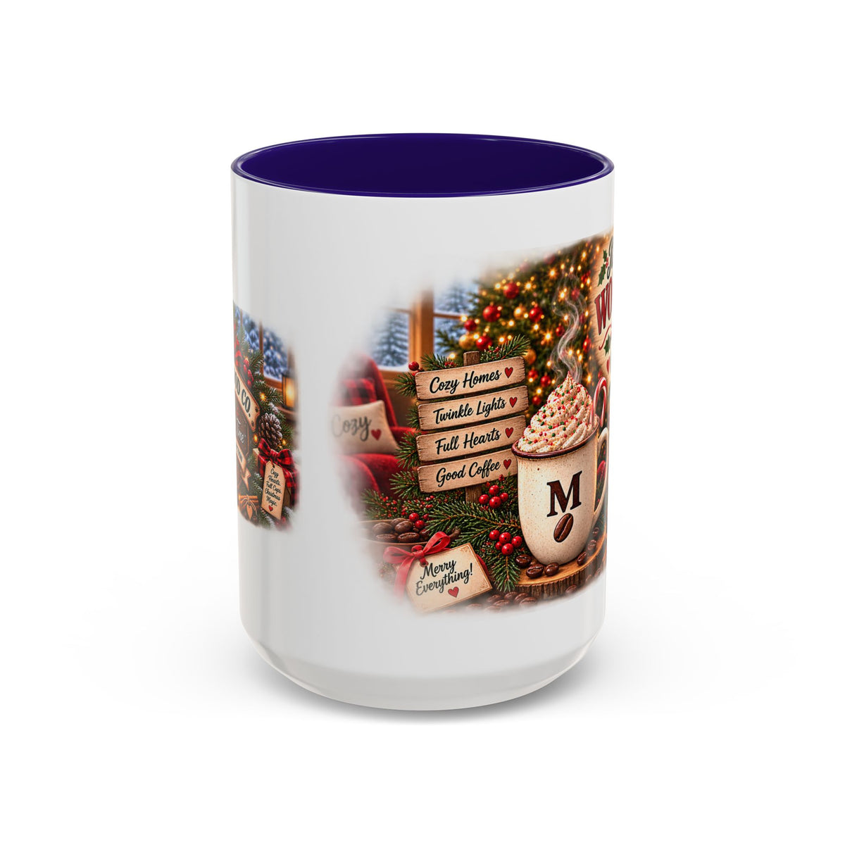 Christmas Coffee Mug — "It's the Most Wonderful Time for a Good Cup of Coffee" (11oz/15oz)