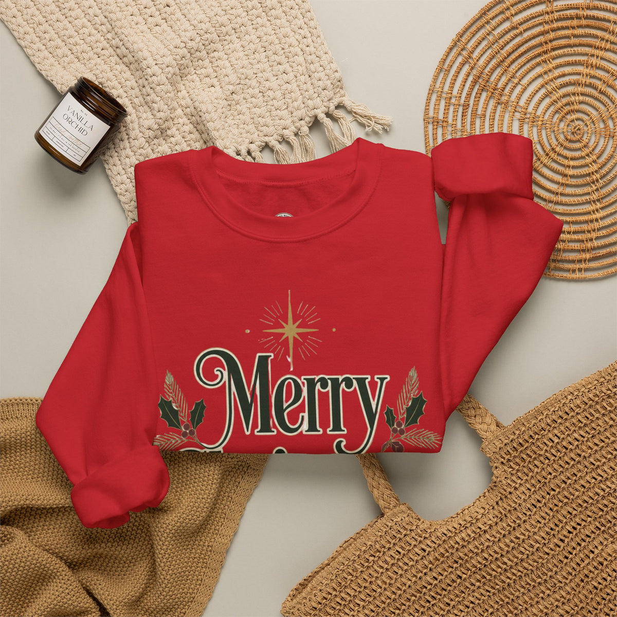Merry Christmas Crewneck Sweatshirt