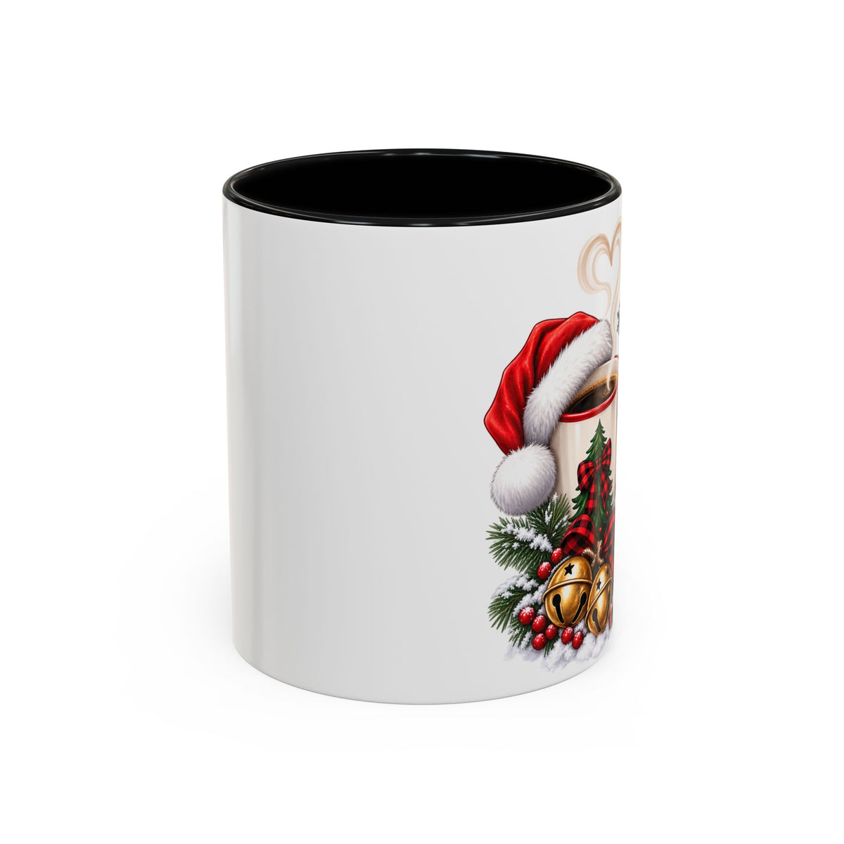 Christmas Coffee Mug – “My Bells Don’t Jingle Without Coffee” Accent Mug (11/15oz)