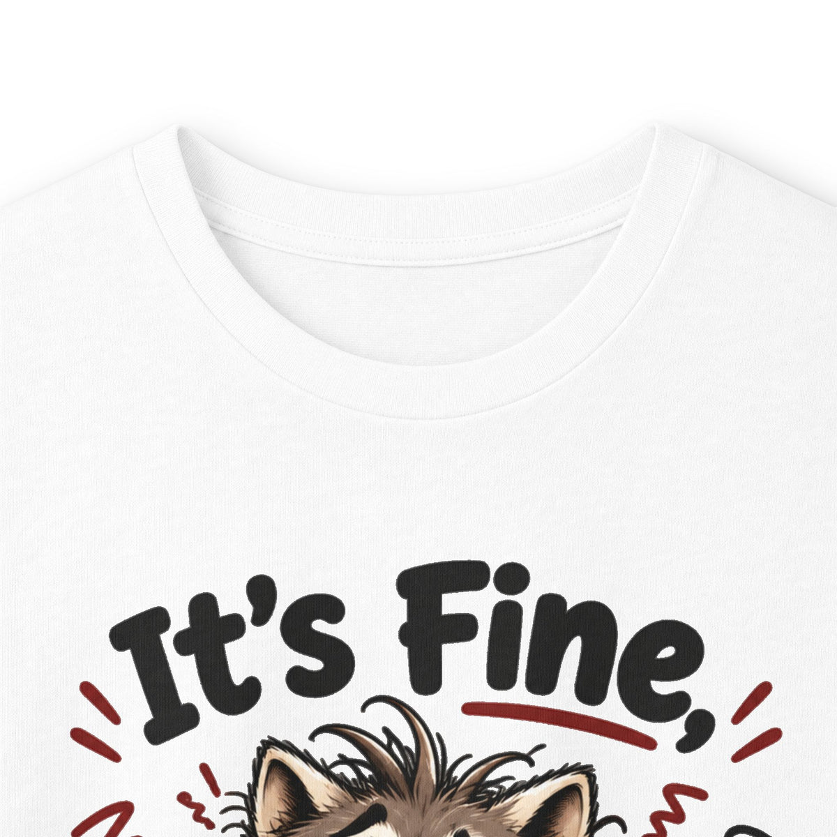 It’s Fine Raccoon Long Sleeve Tee
