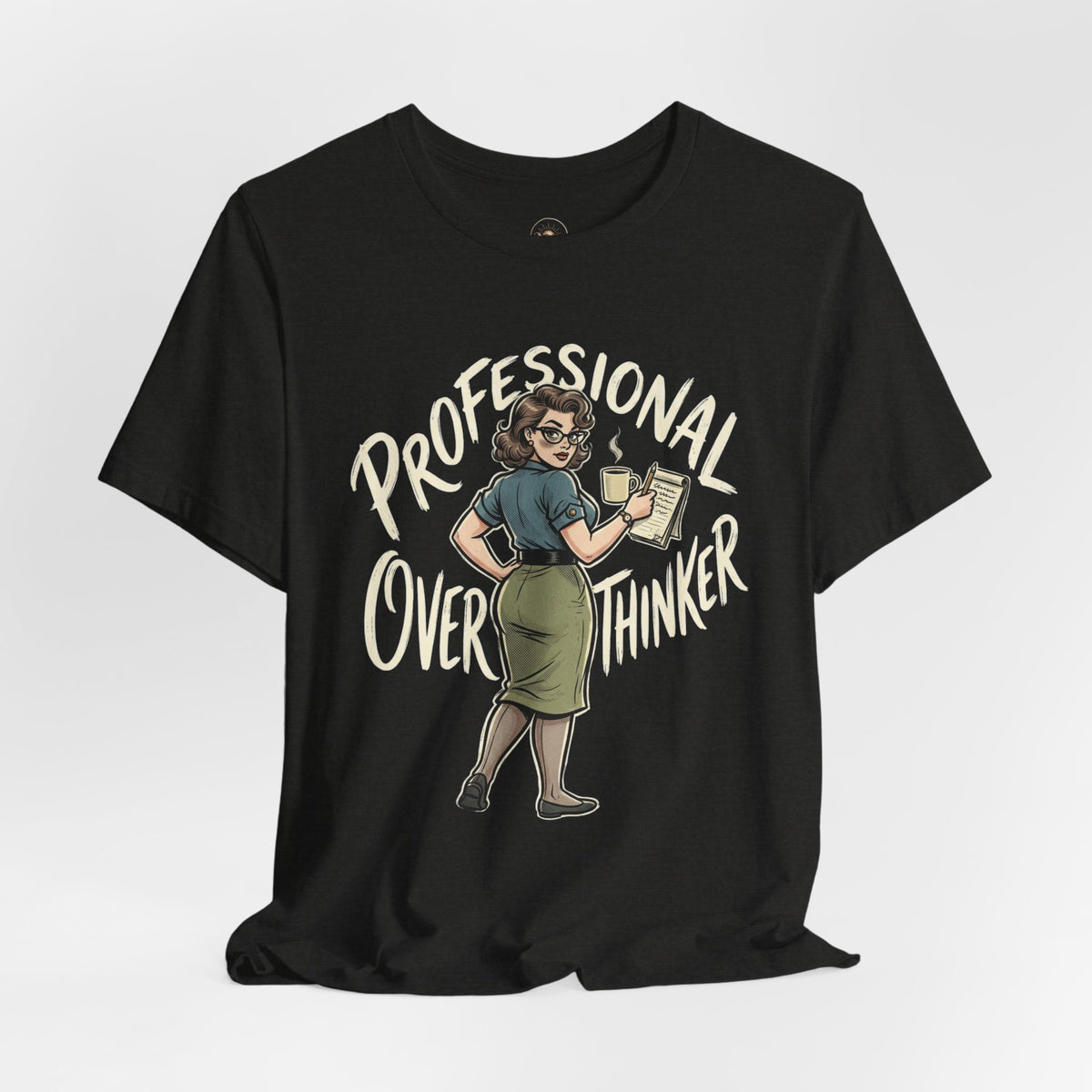 Professional Overthinker Woman Unisex Jersey Short Sleeve Tee