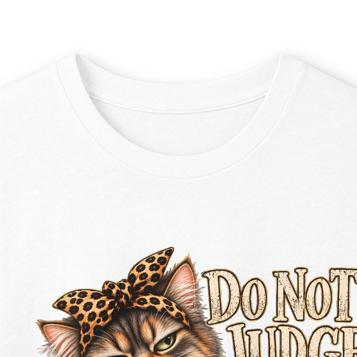 Do Not Judge Funny Cat Long Sleeve Tee
