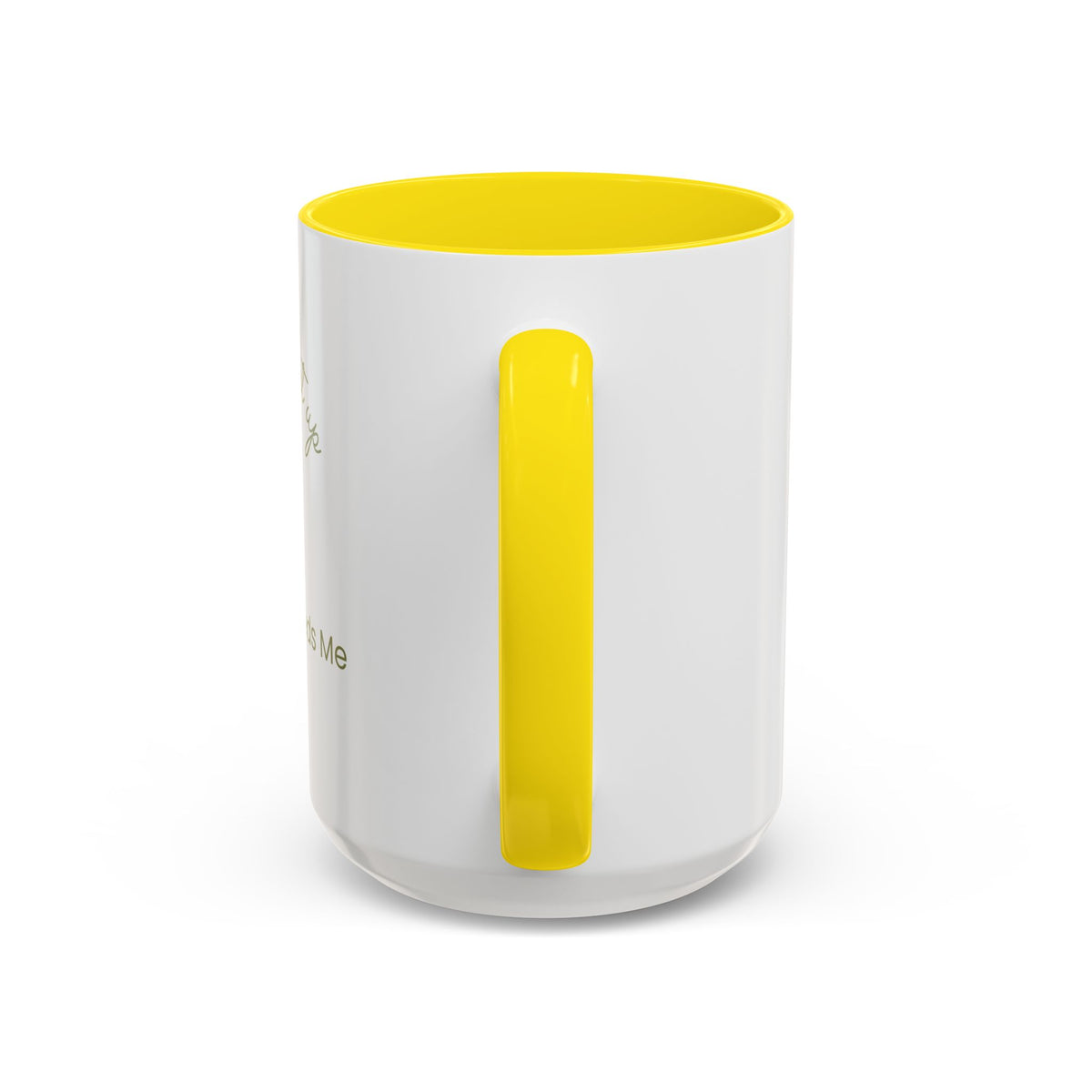 Coffee Mug — "I Have to Get Up, My Coffee Needs Me" Accent Ceramic Mug