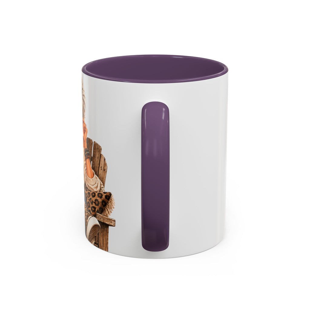 Coffee Mug — "Don't Mess With Old Ladies" Stylish Senior Woman Gift (11/15 oz)