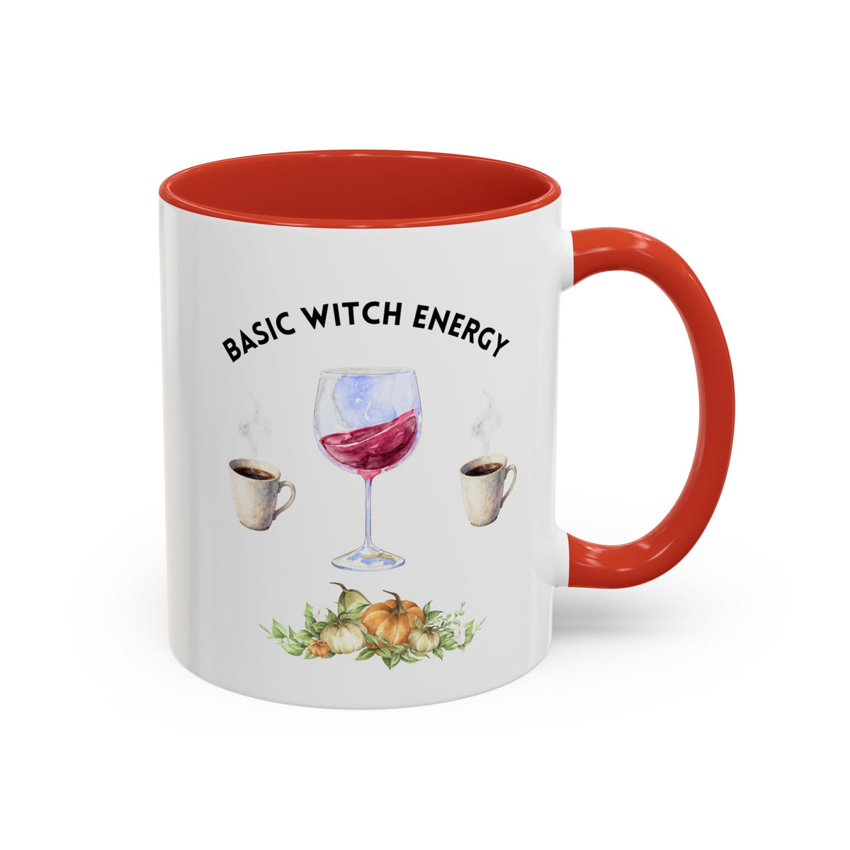 Basic Witch Energy Coffee Mug — Halloween Wine & Coffee Gift (11/15oz)