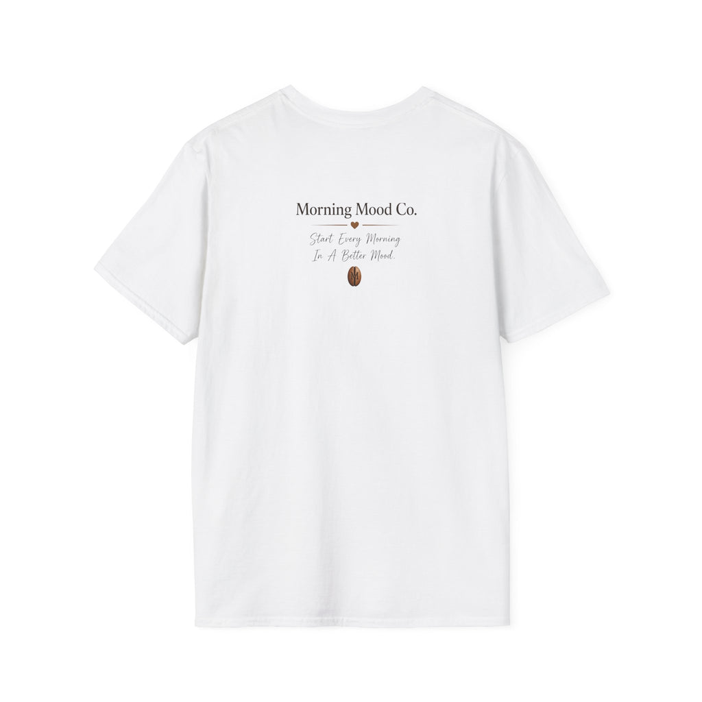 Coffee Bean Logo T‑Shirt — Morning Mood Co. Casual Coffee Tee