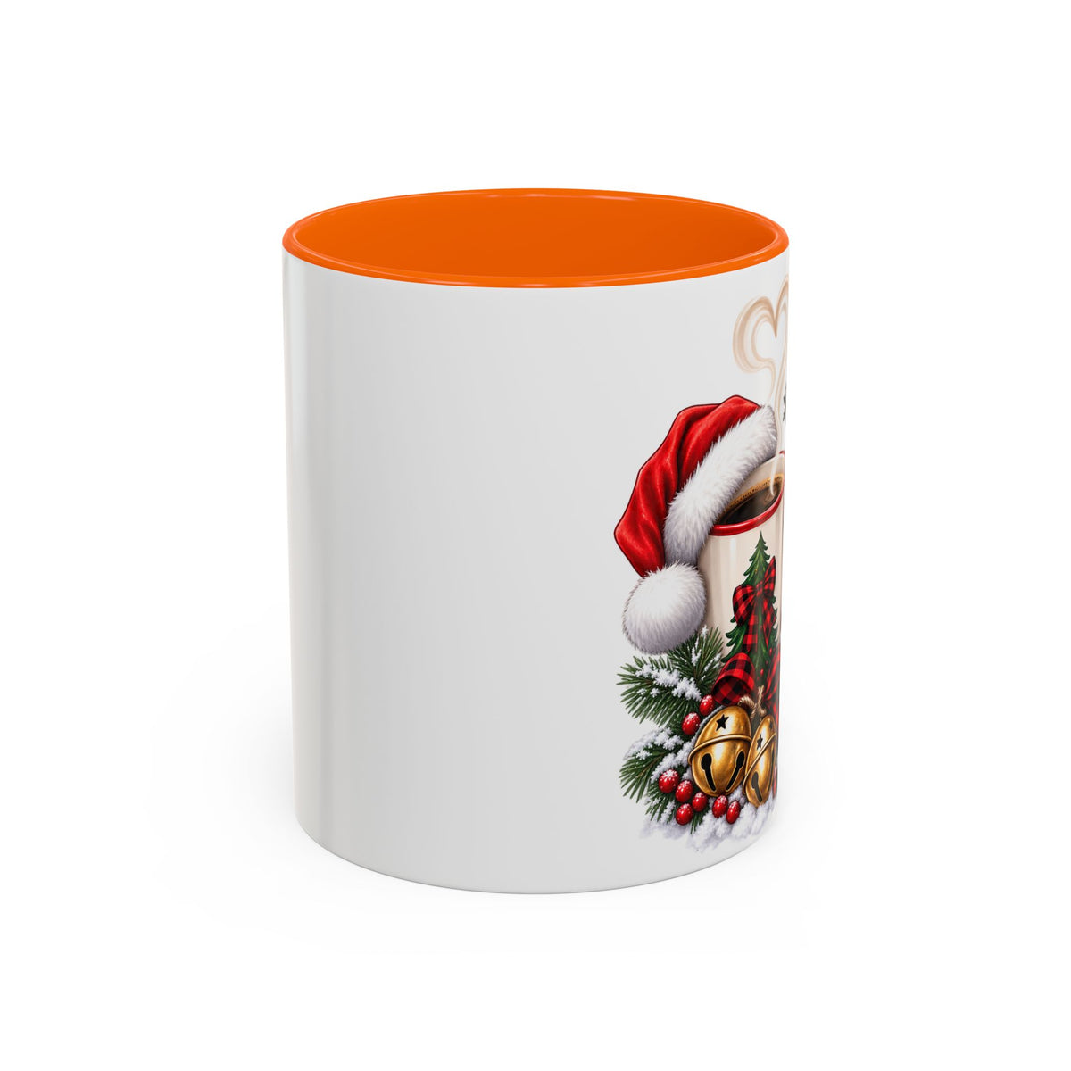 Christmas Coffee Mug – “My Bells Don’t Jingle Without Coffee” Accent Mug (11/15oz)