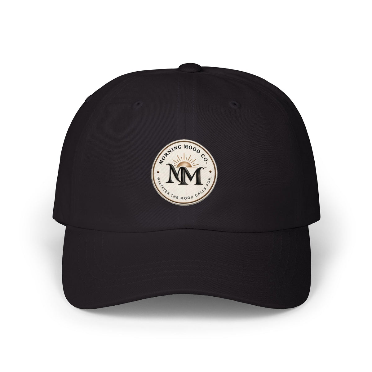 Classic Dad Cap — Minimal Vintage 'MM' Logo Baseball Hat