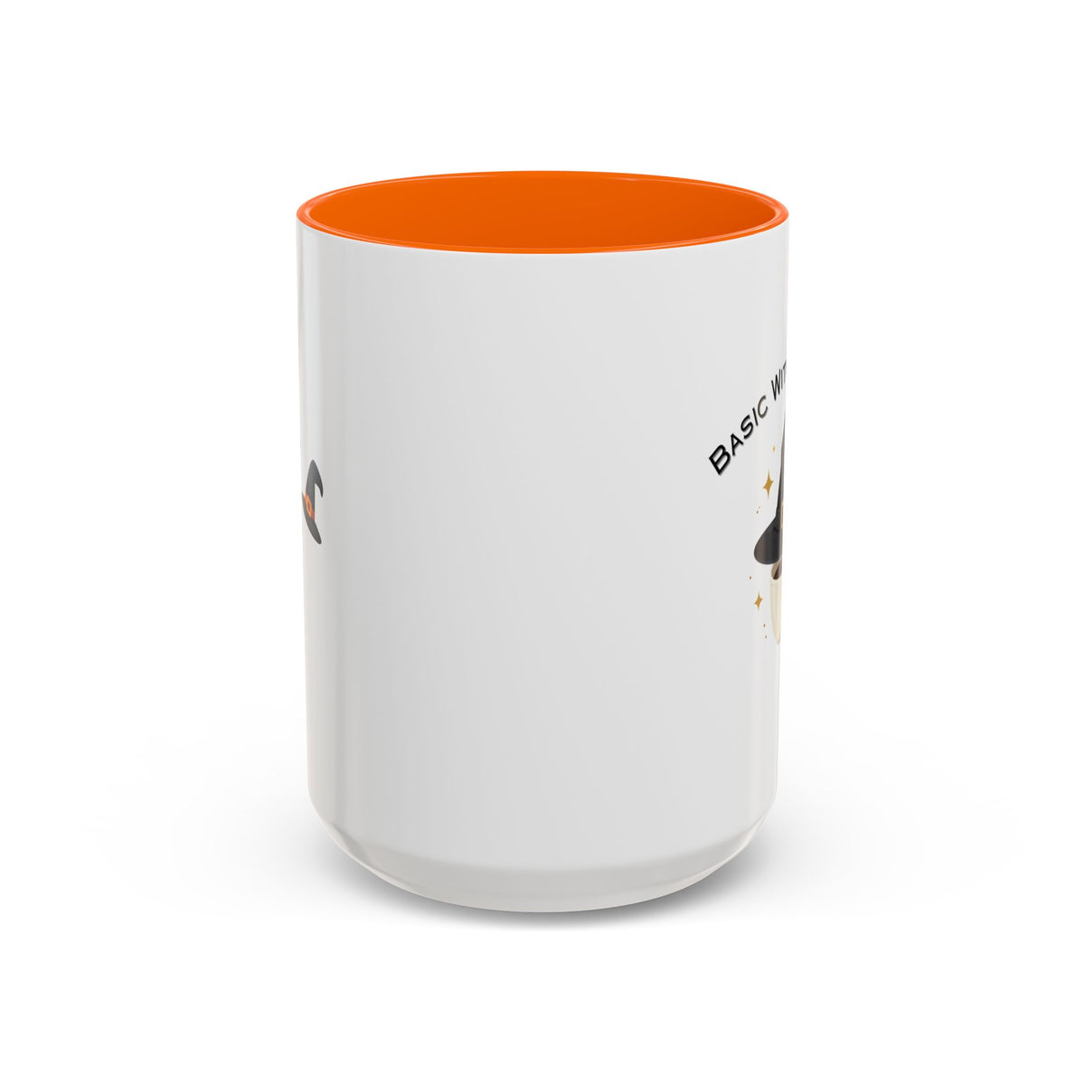 Basic Witch Energy Coffee Mug – Cute Halloween Witch Hat Tea Cup Accent Mug (11/15oz)