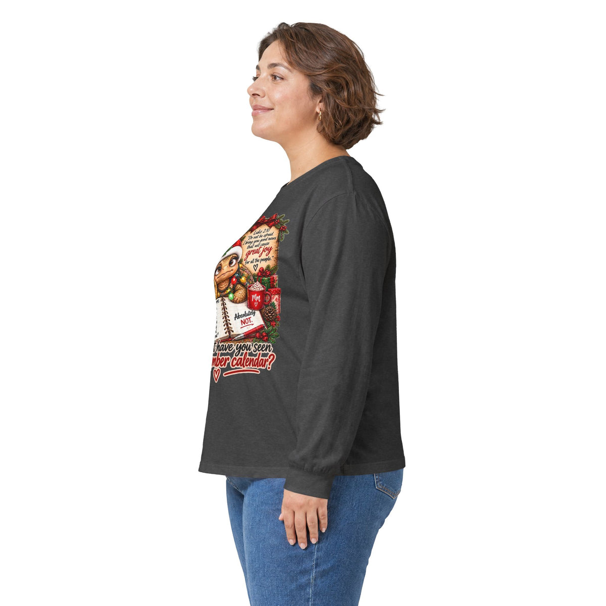 Christian Christmas Shirt | Luke 2:10 Faithfully Sarcastic Turtle Tee