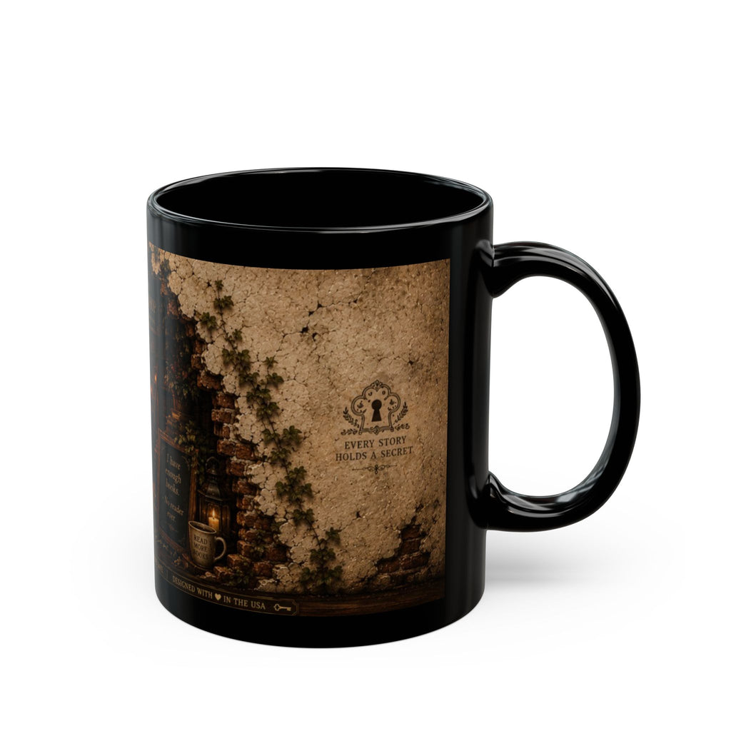 Hidden Library Black Mug (11oz, 15oz)